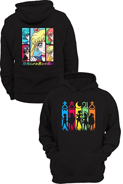 remonz Sailor Moon Διπλό Τυπωμένο, 100% Βαμβάκι, 3 Κλωστές. Ανυψωμένο, Πλήρως...