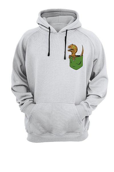 remonz Φούτερ με κουκούλα με στάμπα Dinosaur Pocket