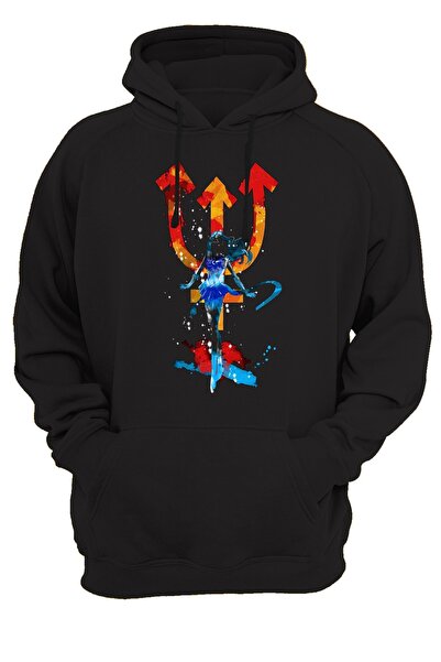 remonz Sailor Moon Printed 3 Ipl. Ανυψωμένο, Παχύ (600 γρ.) Φούτερ Fleece Εσω...