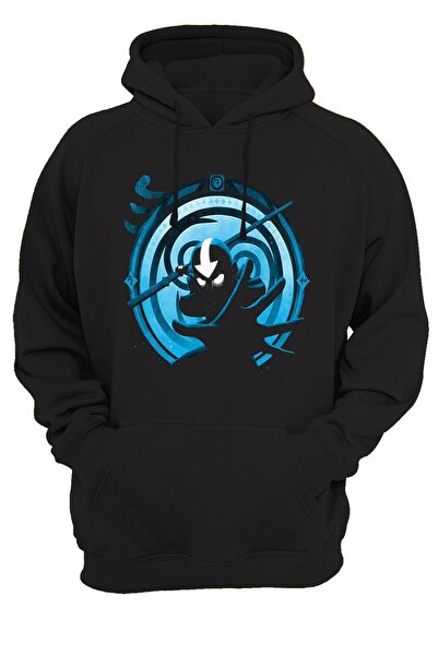 remonz Avatar Printed 3 Ipl. Ανυψωμένο 600 γρ. Φούτερ με μαύρη κουκούλα Fleece