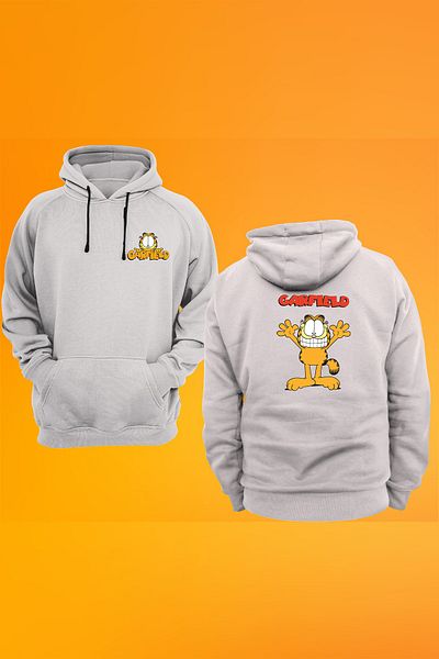 remonz Φούτερ με κουκούλα με στάμπα Garfield