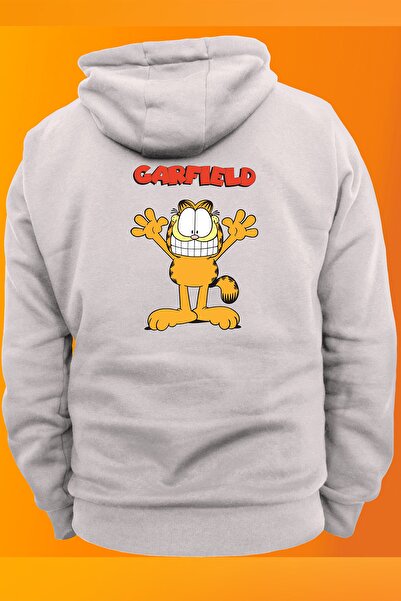 remonz Світшот з капюшоном без застібки з принтом Гарфілда