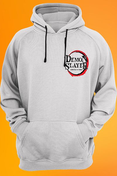 remonz Demon Slayer Printed 3 Ipl. Ανυψωμένο, Παχύ (600 GR.) Φούτερ με φλις κουκούλα