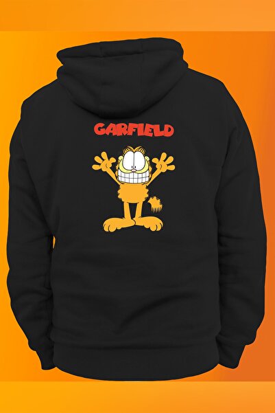 remonz Світшот з капюшоном без застібки з принтом Гарфілда