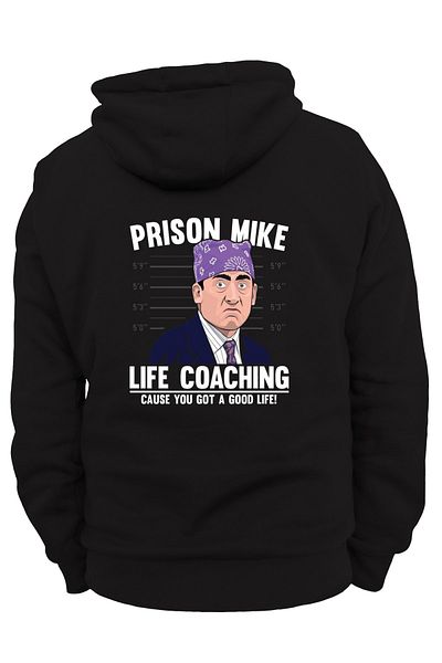 remonz The Office Back Printed, 100% βαμβάκι, 3 κλωστές. Ανυψωμένο, Fleece Εσωτερικά, Πολύ Χοντρό Hoodie
