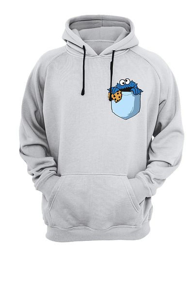 remonz Φούτερ με κουκούλα με στάμπα με φερμουάρ Pocket Monster