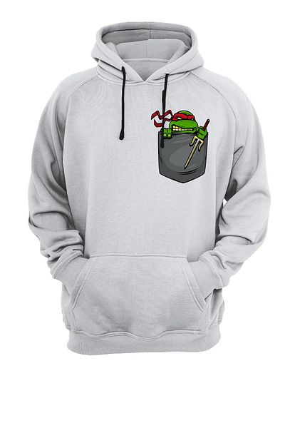 remonz Φούτερ με κουκούλα με στάμπα Ninja Turtles χωρίς φερμουάρ