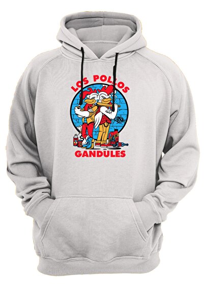 remonz Los Pollos Printed 3 Ipl. Φούτερ με ράστερ, Fleece Εσωτερικά, Χοντρό (600gr)
