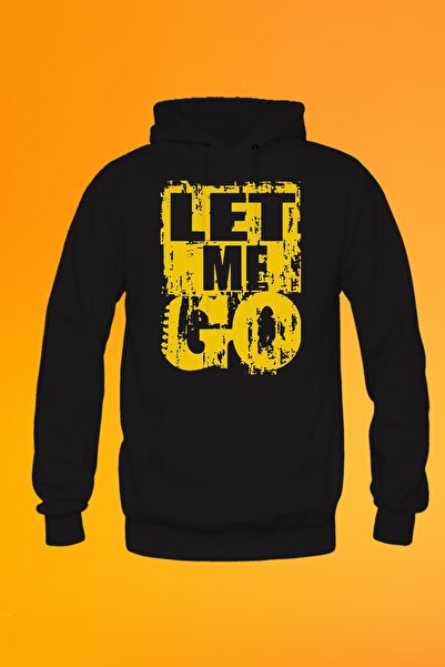 remonz Let Me Go Written Crna unisex majica sa kapuljačom