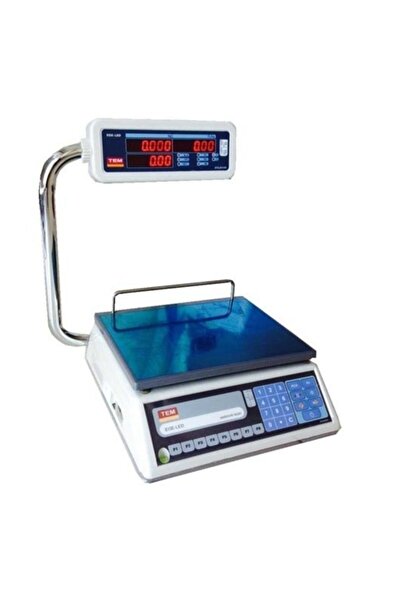 TEM Ege Led 30 kg Fiyat Hesaplamalı Oynar Boyun Elektronik Terazi