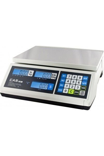 CAS Er-jr 30 kg X 5 / 10 gr Fiyat Hesaplamalı Terazi