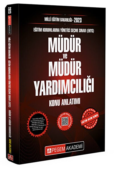 Pegem Akademi Yayıncılık 2026 Milli Eğitim Bakanlığı Ekys Müdür Ve Müdür Yard...