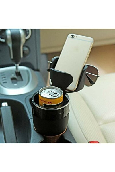 Autowise حامل أكواب عملي داخل السيارة حامل أكواب تلقائي 4 قطع