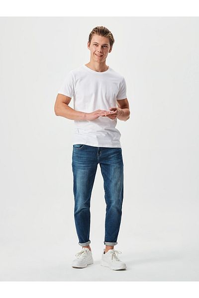 Ltb T-Shirt - Weiß - Regular Fit