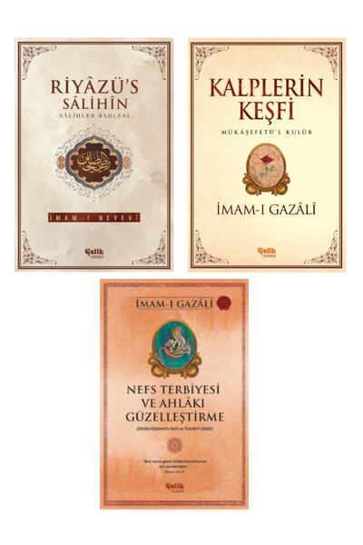 Çelik Yayınevi Imam-ı Gazali Seti Kalplerin Keşfi - Nefs Terbiyesi - Riyazü's...
