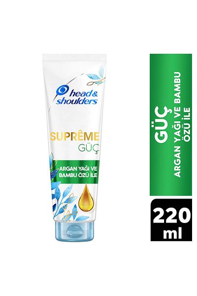 Head&Shoulders Supreme Power Argan Oil and Bamboo Essence Conditioner 220 ml
