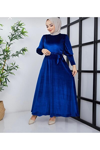 tubade butik Βελούδινο Φόρεμα Hijab