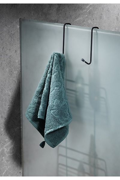 Sas Haus Διάρκεια ζωής Ανοξείδωτο 2 επιπέδων με κρεμάστρα Μπάνιο Ντους Ράφι Σαπουνιού Θήκη ντουζιέρας Σαμπουάν Μαύρο