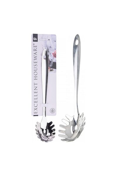 Excellent Houseware Steel Pasta Serving Spoon - 32 cm