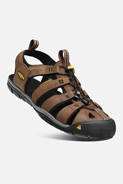 Keen Clearwater Cnx Leather - Шкіряні чоловічі сандалі - Коричневі