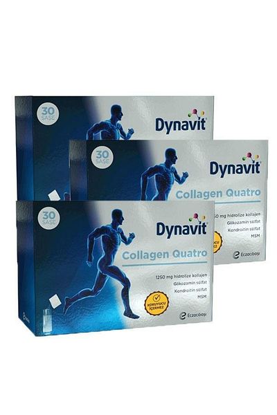 Dynavit كولاجين كواترو بنكهة المانجو 30 كيس