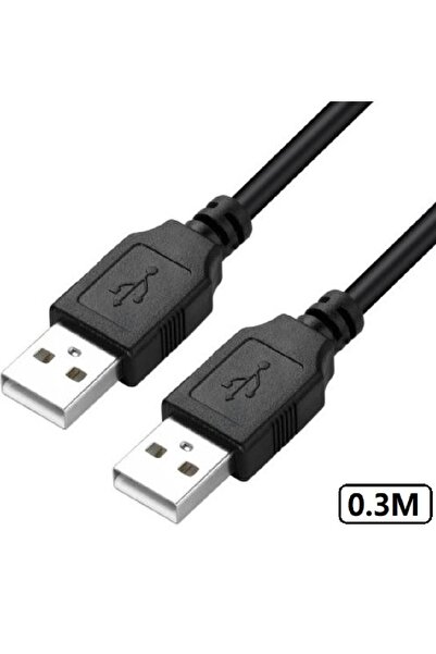 Alfais 5246 Usb Uzatma Kablosu 0.3 Metre Uzatıcı Iki Ucu Erkek Erkek 30cm