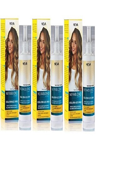 Nevablond 3'lü Doğal Renk Açıcı Sprey 150 Ml.