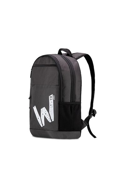 Classone Bp-wtx104-wm400 Wtxpro قماش مقاوم للماء، كمبيوتر محمول مقاس 15.6 بوصة، حقيبة ظهر للكمبيوتر المحمول - رمادي + ماوس
