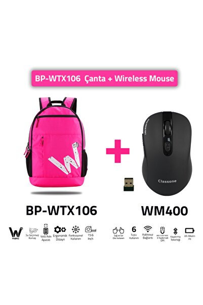 Classone Bp-wtx106-wm400 Wtxpro قماش مقاوم للماء، كمبيوتر محمول مقاس 15.6 بوص...