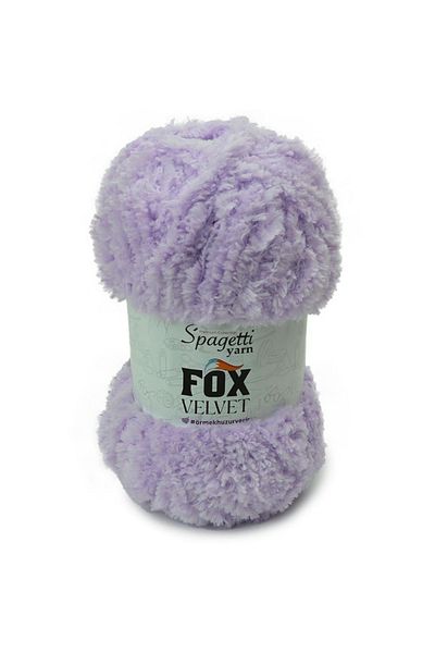 Spagettiyarn Πλεκτό νήμα Fox Velvet Light Lilac Velvet