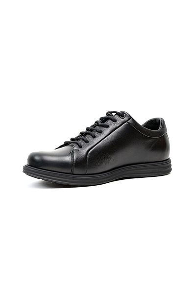Greyder 00240 Black Leather - Men's Casual Tubeless Comfort Shoes