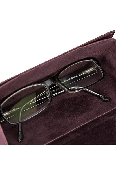 PLM Smart Glass Leather Glasses Case Tn6 Purple