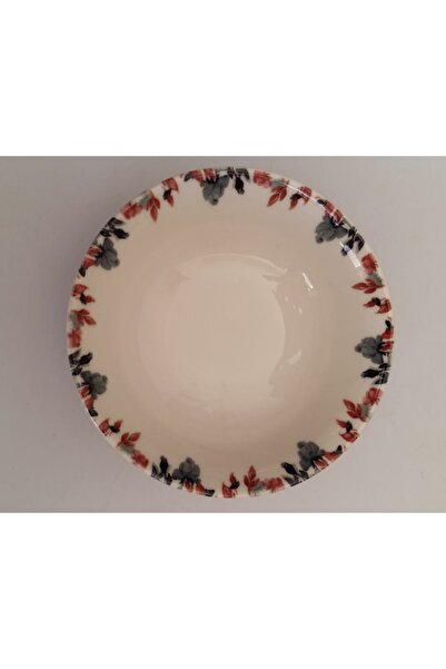 Tulu وعاء حساء بورسلين موديل Red Glaze - قطعة واحدة