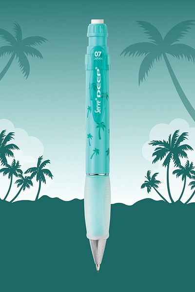 Serve Versatil Pencil (mechanical Pencil) Deep 0.7 Mm Mint Green Palm