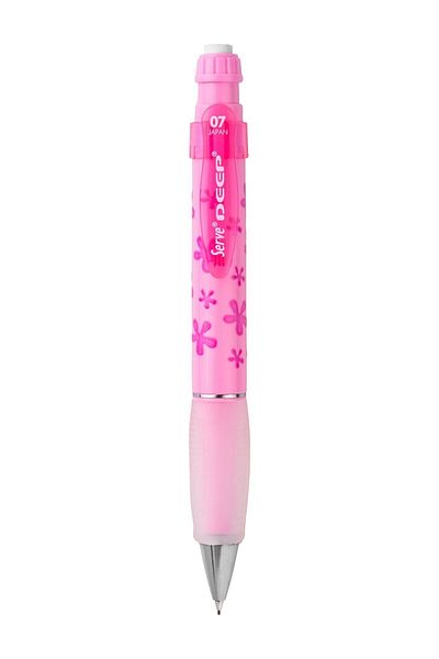 Serve Versatil Pencil (mechanical Pencil) Deep 0.7 Mm Candy Pink Flower