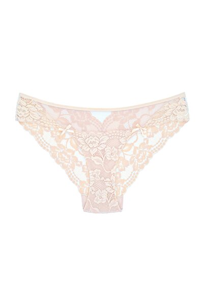 Zena 3-х частинні жіночі трусики з мереживною передньою частиною та тюлевими деталями