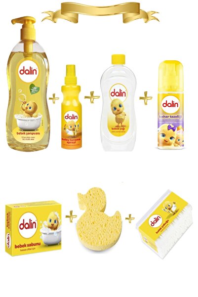 Dalin زيت الأطفال الكلاسيكي 300 مل + مجموعة العناية بالطفل