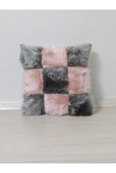 YILMAZHOME Плюшевий чохол для подушки в клітинку