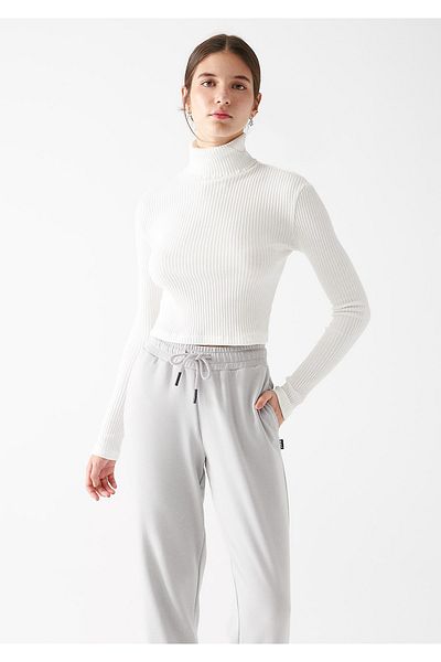 Mavi Tricou alb cu guler rotit Mutat 1611057-70057