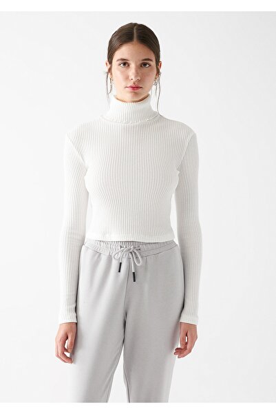 Mavi Tricou alb cu guler rotit Mutat 1611057-70057