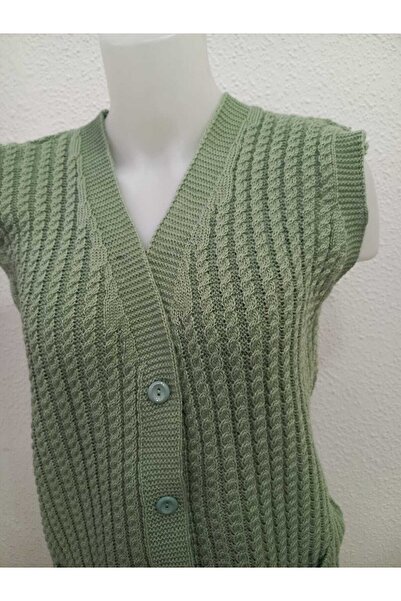 heptrend Товстий трикотажний жилет з кишенями для мами