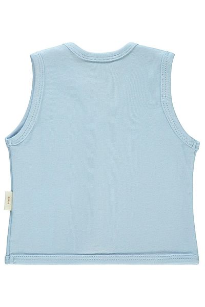 Civil Baby Baby Organic Vest 0-12 Months Blue