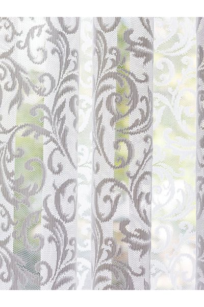 Papion Home Gürün Shawl Patterned Knitted Tulle Curtain 1/2.5 Pleated Stitched