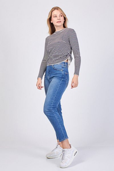 Volanlı Knitwear Crew Neck