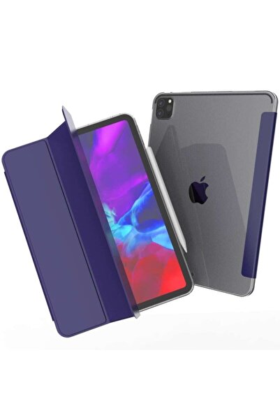 teknosepetim Ipad Pro 11 2.nesil 2020 Kılıf Pu Deri Smart Case A2228 A2068 A2...
