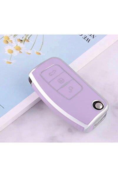 AYZ GARAGE F O R D Husă pentru chei din material Tpu liliac