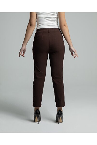 Monmark Phia Cropped Viskon Kahve