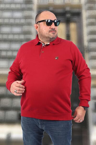 Starbattal Mocgrande Sweat Polo Double Face Race 22722-visiniu