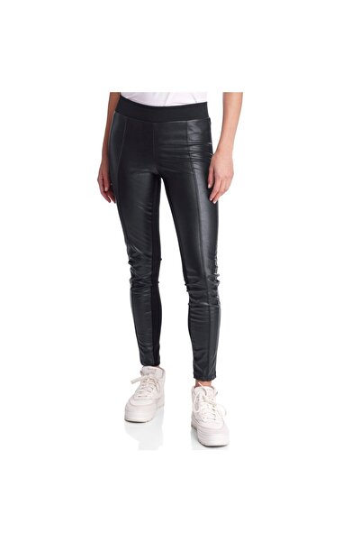 Kübra Tekstil Tayt Suni Deri Görünümlü