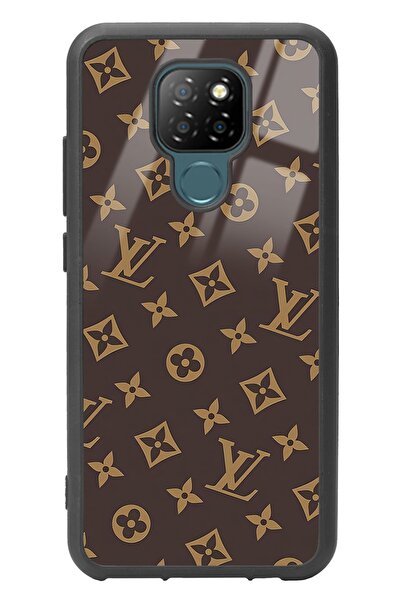 Spoyi General Mobile Gm 20 Kahverengi Lv Tasarımlı Glossy Telefon Kılıfı